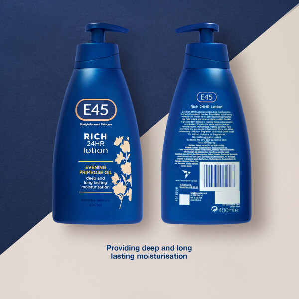 E45 Rich 24hr lotion Blue