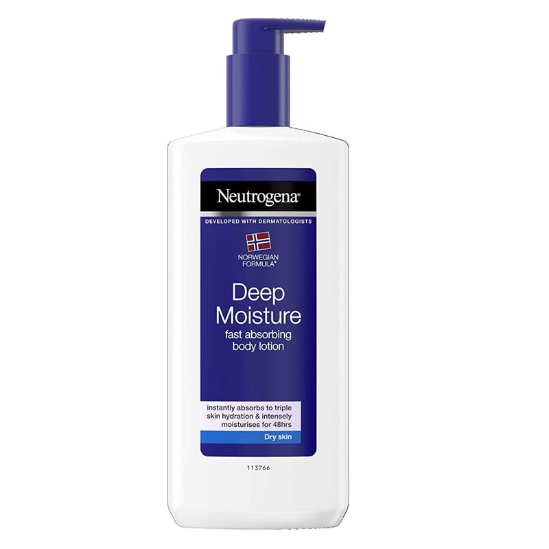 Neutrogena Deep moisture body-lotion 400 ml Blue